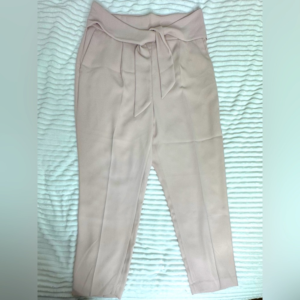 Express | Paperbag High Rise Tie Pants Tapered Trousers